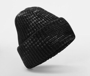 BEECHFIELD BF330R - Strickmütze mit Markierungszone Midnight Haze