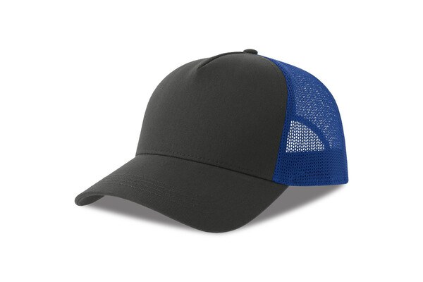 ATLANTIS HEADWEAR AT228 - 5-panel cotton trucker-style cap