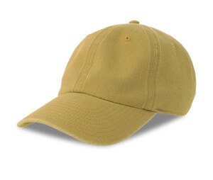 ATLANTIS HEADWEAR AT281 - Washed mid visor 6-panel cap Mustard