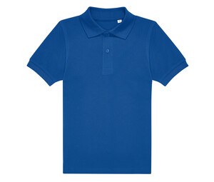 B&C BCK424 - Kurzärmeliges Poloshirt aus feinem Piqué Königsblau