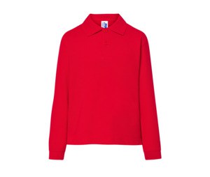 JHK JK215K - KID LS UNISEX POLO Red